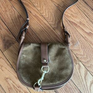 Michael Kors Brown Leather & Suede Crossbody Bag